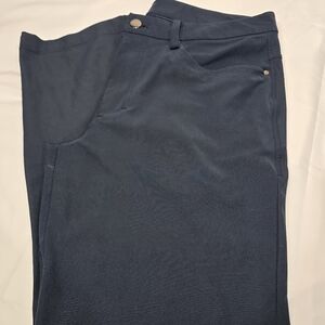 LULULEMON Men's ABC Pants True Navy 32x28 M5335SA Excellent EUC B2